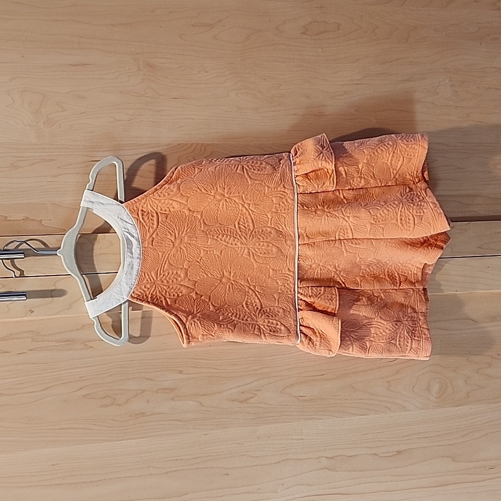 Janie & Jack Orange Romper size 5